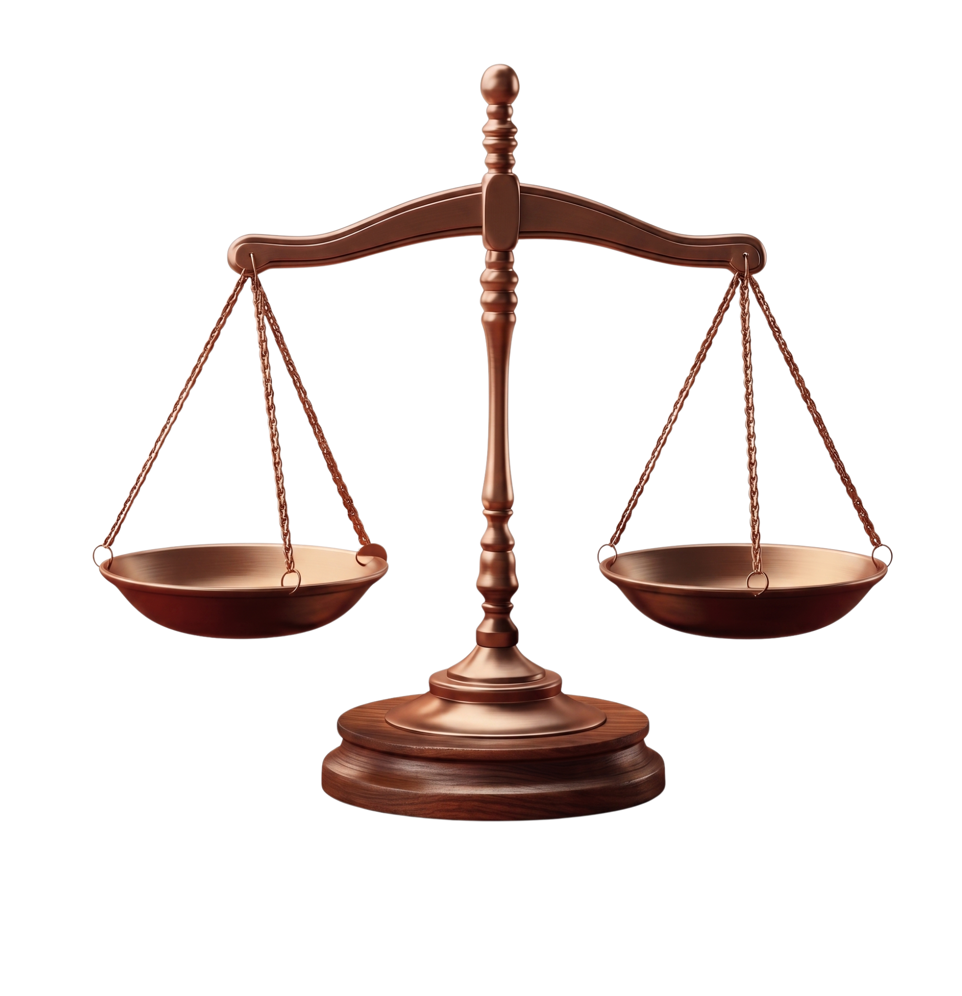 Balança da Justiça em detalhe decorativo
